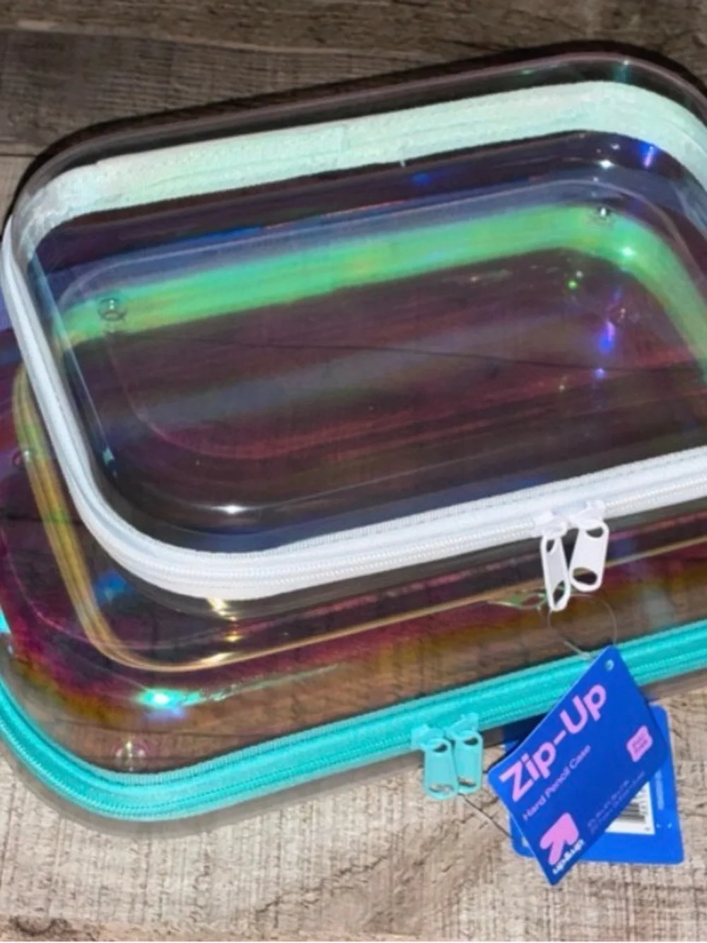 Target Up & Up Large Iridescent Hard Sided Case